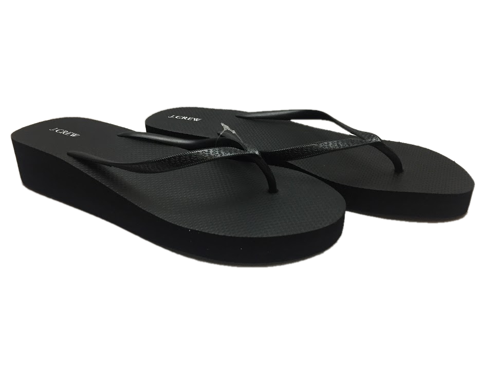 j crew wedge flip flops